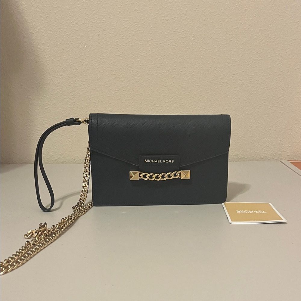 Michael Kors Karla wristlet chain crossbody bag